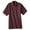 BURGUNDY, variant on Garment Men's Big And Tall Soft Pique Polo Shirt, Style 1500