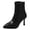 Black, variant on Rokment Women's Stiletto High Heels Dress Ankle Boots For Business Office Formal Leather Pointed Toe Dressy Pumps Short Booties Ladies Fall Winter
