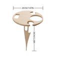 thumbnail image 3 of Clearance! Wine Rack Wooden Table Outdoor Beer and Wine Table Round Portable Wine Table Foldable Wine Table Outdoor Camping Portable Shelf Decorations, 3 of 8