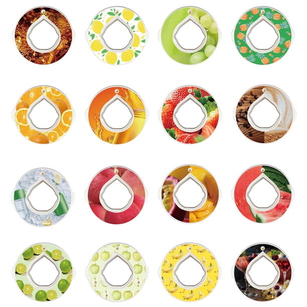 FLhrweasw 16 Uds Air Up Flavor Pod 0 Tapas Sabor Botella Azúcar Saludables para Entrenamiento Físico