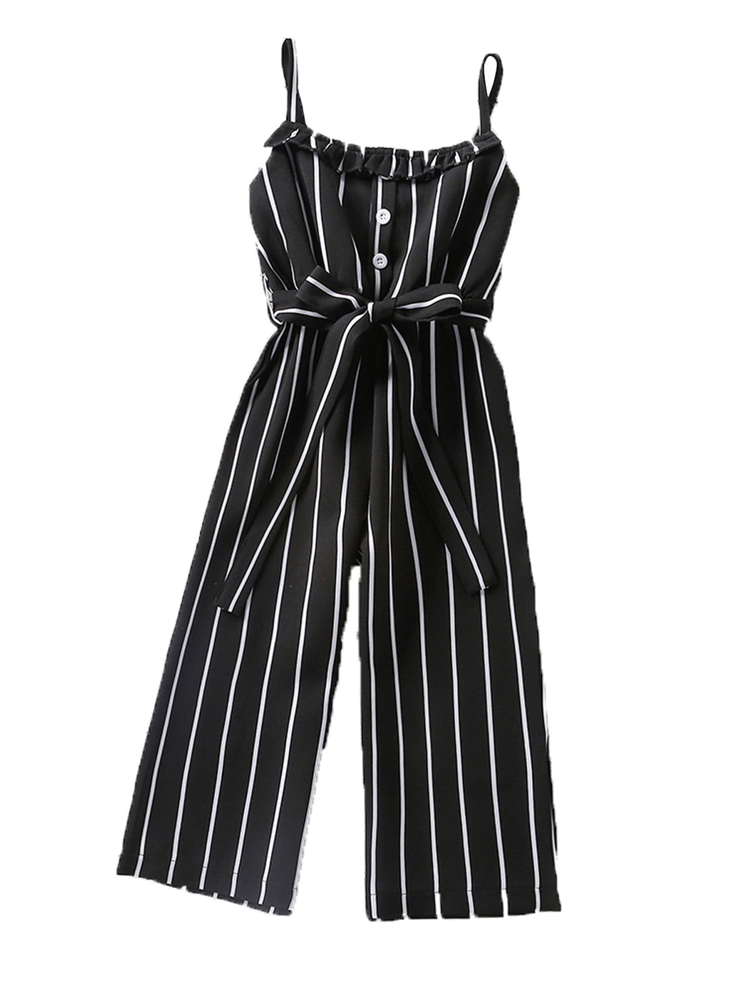 Toddler Baby Girls Striped Jumpsuits 