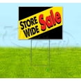 thumbnail image 1 of Store Wide Sale (18" x 24") Yard Sign, Includes Metal Step Stake, 1 of 6