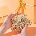 thumbnail image 2 of Rolife DIY Wood Crafts TG506 Carriage Model Kit 3D Wooden Puzzles For Kids, 2 of 6