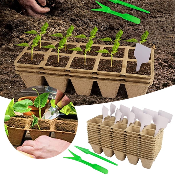 onhuon pots outdoor indoor pack trays12 seedling seedling pots trays