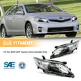 thumbnail image 4 of For Black 2010-2011 Toyota Camry Headlights Headlamp Lamp Left+Right Light 10-11, 4 of 4