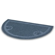 Angle View: Petmate® 1/2 Circle Waterfall Litter Catcher Mat Color One Size