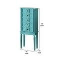 thumbnail image 5 of Wood Jewelry Armoire With 5 Drawers in Light Blue, 5 of 6