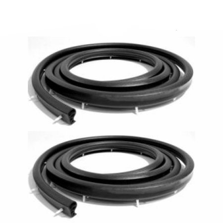 Door Weatherstrip Rubber Seals Pair Set Kit For Dodge Full Size