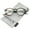 Dark-Tortoise, variant on zeroUV Unisex Retro Keyhole Nose Bridge Clear Lens P3 Round Glasses 46mm (Dark-Tortoise / Clear) - 46mm