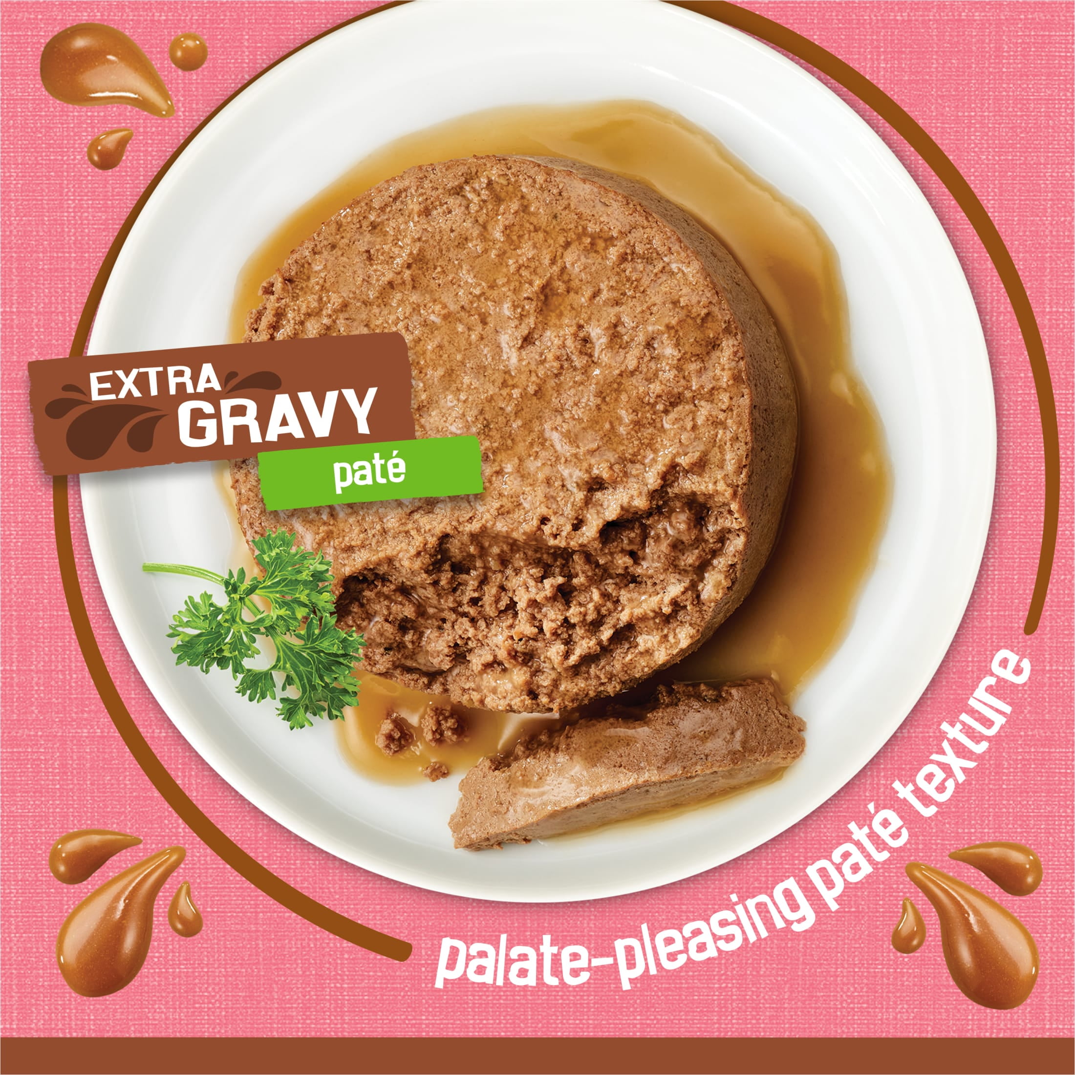 Purina Friskies Extra Gravy Pate With Salmon, Wet Cat Food, 5.5 oz Cans, 24 Pack