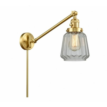 

Innovations Lighting - Chatham - 1 Light Swing Arm Wall Sconce In Art Deco
