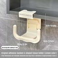 thumbnail image 1 of Dispensador de Toallas de Papel En Forma de U para Debajo Del Estante: Se Instala Sin Necesidad de Taladrar, con Adhesivo o Clip para Montaje En Pared. Dispensador de Papel Higiénico con Ganchos Late, 1 of 7