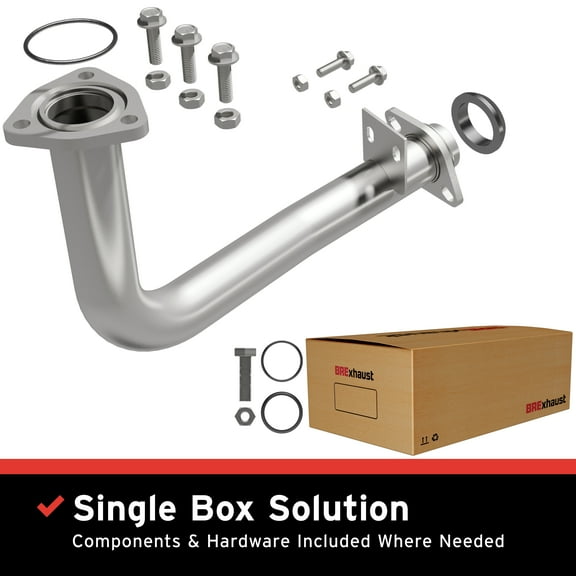 BRExhaust OE Replacement Exhaust Pipe Kit 107-0048: Compatible with 1994-1997 Honda Accord 2.2L