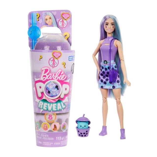 Muñeca Barbie Pop Reveal Boba Tea Taro
