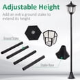thumbnail image 3 of Outsunny Solar Torch Lights Outdoor Garden Lighting 6 LED Water-Resist Auto On/Off 6 Hours, 3 of 7