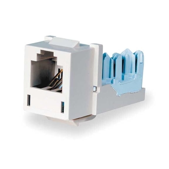 Hubbell Premise Wiring Jack,Telco Ivory,Cat6 HXJ6TI