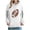 White, variant on EchfiProm Womens Pullover Sweatshirt Black Hooded Hoodies with Pockets Trendy Long Sleeve Football Tops for Womem