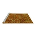 thumbnail image 2 of Ahgly Company Machine Washable Indoor Round Persian Yellow Traditional Area Rugs, 6' Round, 2 of 4