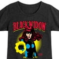 thumbnail image 3 of Marvel - Black Widow Logo - Toddler And Youth Girls Fitted Short Sleeve Graphic T-Shirt, 3 of 5