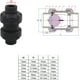 thumbnail image 5 of Válvula de retención de bola 20 25 32 40 50 63 mm Válvula de retención para piscina Válvula de retención de PVC antirreflujo Válvula de retención (diámetro interior 32 mm) (hy), 5 of 5