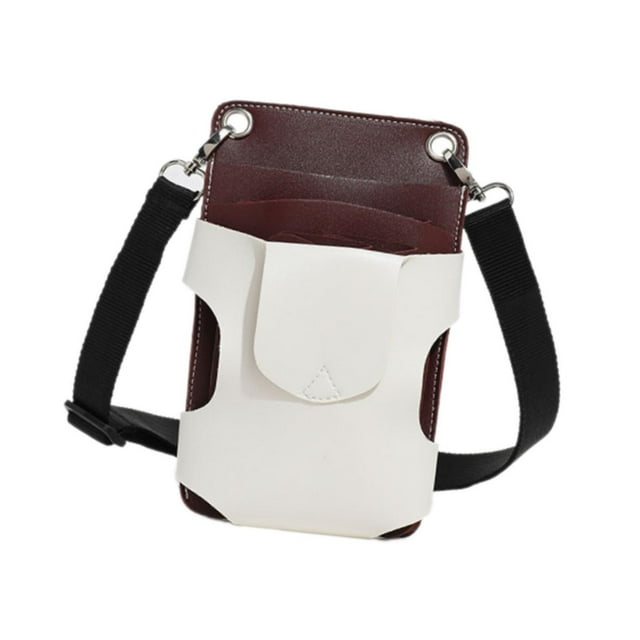 Bolsa para tijeras de peluquero, riñonera estilo hipster para peluquero, para hombres y mujeres Rojo