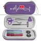 thumbnail image 4 of El estuche que lleva del bolso de almacenamiento para el estetoscopio clásico Iii protege el estuche protector de la caja de la manga de la bolsa (purp, 4 of 4