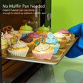thumbnail image 3 of Caperci Heavy-Duty Natural Cupcake Liners - 150 Count Grease-Resistant Baking Cups, Odorless, No Pan Needed, Easy Release​(Natural), 3 of 6