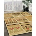 thumbnail image 2 of Ahgly Company Indoor Rectangle Patterned Cantaloupe Orange Area Rugs, 3' x 5', 2 of 6