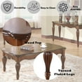 thumbnail image 3 of Acme Furniture Coffee Table, Cherry 10290, 3 of 5