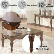 Acme Furniture Coffee Table, Cherry 10290