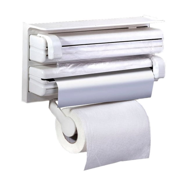 Dispensador triple de portarrollos de papel de cocina
