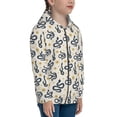 thumbnail image 5 of Xecao Snake Pattern Zip Up Hoodies for Boys Girls, Sweatshirt with Pockets-Medium, 5 of 6