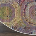 thumbnail image 4 of Nourison Global Vintage Bohemian Multicolor 6' x ROUND Area Rug, (6' Round), 4 of 8