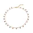 thumbnail image 3 of Xihbxyly Liquidación de verano Collar en color caramelo Collar en color Collar en capas pequeñas, 3 of 7