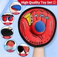 thumbnail image 4 of B.IVW Velcro Catch Ball Set, 4 Sticky Paddles (2 Red, 2 Blue), 4 Soft Balls & 1 Storage Net Bag, Outdoor Toss & Catch Game for Kids Ages 3-12, 4 of 6