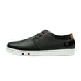 thumbnail image 2 of BRUNO MARC Mens Mesh Leather Sneakers Casual Shoes Slip On Lace Up Waking Shoes, 2 of 7