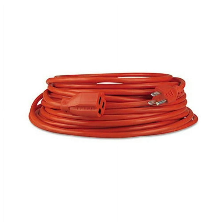 eLink- Heavy duty extension cord, 25ft. Colour: orange