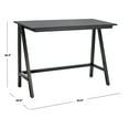 thumbnail image 5 of SAFAVIEH Redding Solid Classic Modern Writing Desk, Black, 5 of 11