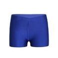 thumbnail image 2 of MSemis Kids Girls Boy Shorts Panties Underpants Athletic Swimming Gymnastics Booty Shorts Royal Blue 3-4, 2 of 5