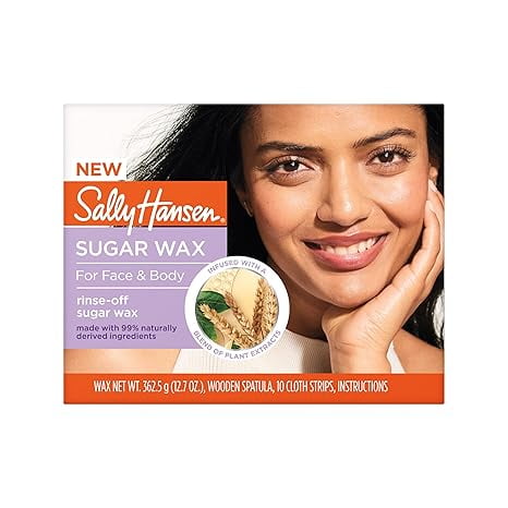 Sally Hansen Rinse Off Sugar Wax For Face & Body Kit