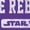 PURPLE, variant on Star Wars - Property Of Rebellion - Juniors Fitted Tee