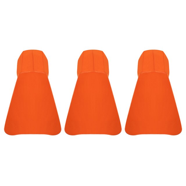 Unique Bargains Hard Hat Sun Shade, 3 Pack Neck Shade Cooling Skull Cap for Riding, Orange