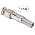 thumbnail image 1 of Durable Zinc Alloy BNC Connector, BNC Male, Full Copper Core For CCTV Home Security Surveillance Camera Systems Video Line Extension Construction, 1 of 8