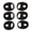 Black, variant on 3Pairs Earbuds Cover In-Ear Tips Soft Silicone Ear Buds Accessories for 2 Sports Earphone Eartips