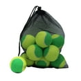 thumbnail image 2 of GARENDE 20 Pieces Tennis Balls 2.52" Dia for Activities Tennis Enthusiasts Beginners Green Yellow, 2 of 9