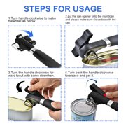 Haomacro Can Opener, Safe Cut Smooth Edge Manual Can Opener