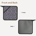 thumbnail image 2 of Pofeuu Purple Butterflies Print Silicone Trivet Mats,Silicone Hot Pads for Kitchen, Silicone Trivets for Hot Pots and Pans, Silicone Hot Pad, 2 of 8