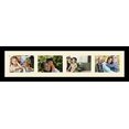 thumbnail image 2 of collage photo frame single mat with 4-5x7 openings and  black frame., 2 of 2