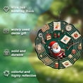 thumbnail image 5 of Metal Hanging Wind Spinners & Chimes - Festive Christmas Design with Concentric Circles Perfect for Yard & Garden Decor, 5 of 6