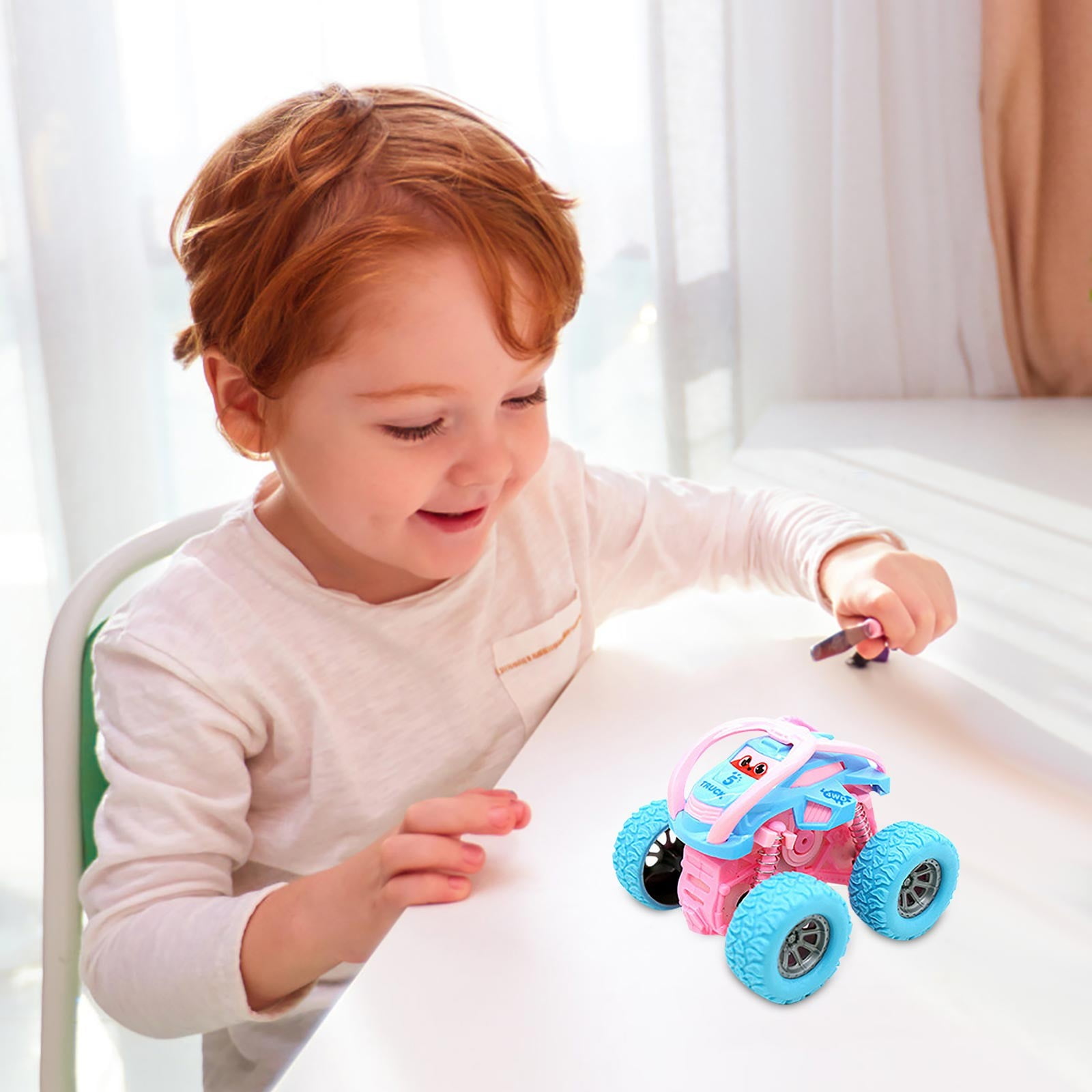 keusn car toys for toddlers 1 3 four wheel drive inertial sport utility